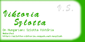 viktoria szlotta business card