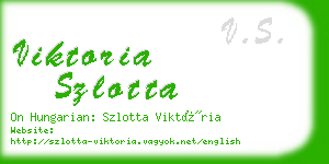 viktoria szlotta business card